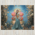 About my Brain Institute Blankets Dewi Danu Goddess Throw Blanket