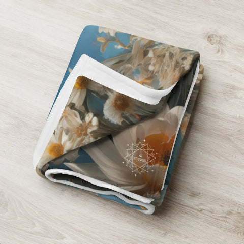About my Brain Institute Blankets Dewi Danu Goddess Throw Blanket