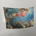 About my Brain Institute Blankets Dewi Danu Goddess Throw Blanket