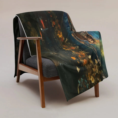 About my Brain Institute Blankets Diana Goddess Throw Blanket