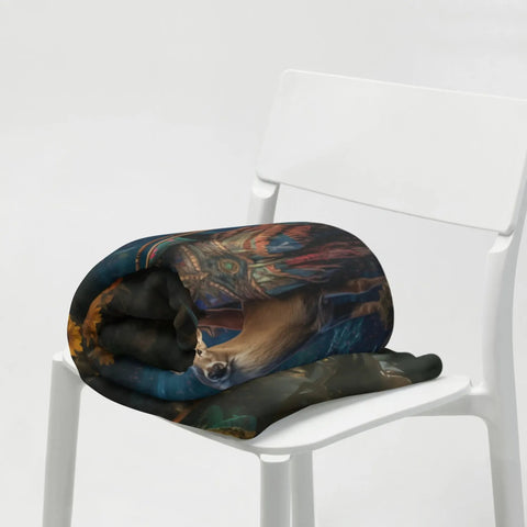 About my Brain Institute Blankets Diana Goddess Throw Blanket