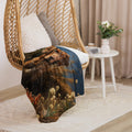 About my Brain Institute Blankets Dog Spirit Animal Sherpa Blanket
