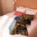 About my Brain Institute Blankets Dog Spirit Animal Sherpa Blanket