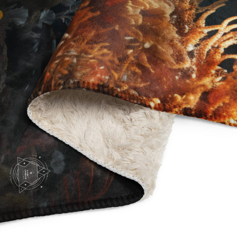 About my Brain Institute Blankets Dolphin Spirit Animal Sherpa Blanket