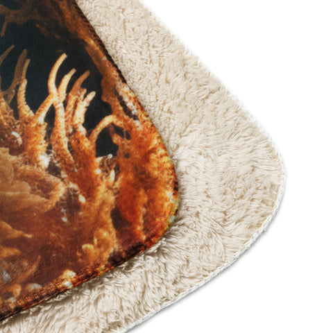 About my Brain Institute Blankets Dolphin Spirit Animal Sherpa Blanket