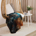 About my Brain Institute Blankets Dolphin Spirit Animal Sherpa Blanket