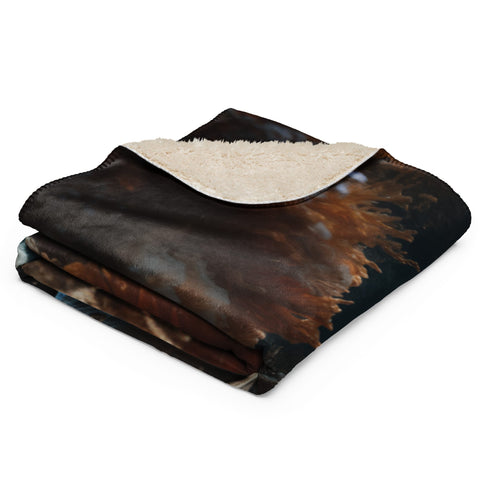 About my Brain Institute Blankets Dolphin Spirit Animal Sherpa Blanket
