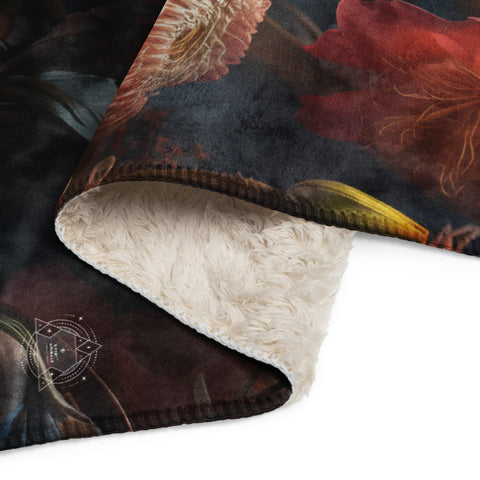 About my Brain Institute Blankets Dragonfly Spirit Animal Sherpa Blanket