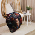 About my Brain Institute Blankets Dragonfly Spirit Animal Sherpa Blanket