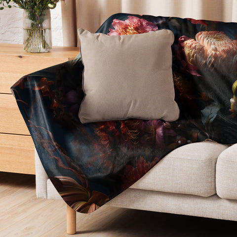 About my Brain Institute Blankets Dragonfly Spirit Animal Sherpa Blanket