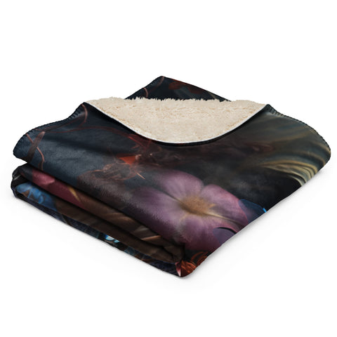 About my Brain Institute Blankets Dragonfly Spirit Animal Sherpa Blanket