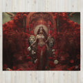 About my Brain Institute Blankets Durga Goddess Throw Blanket