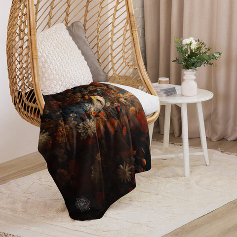 About my Brain Institute Blankets Eagle Spirit Animal Sherpa Blanket