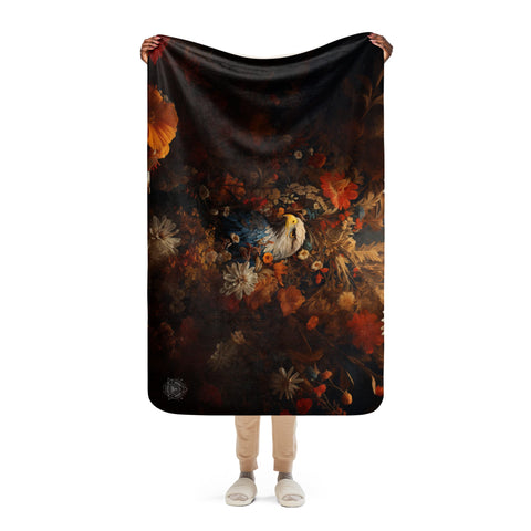 About my Brain Institute Blankets Eagle Spirit Animal Sherpa Blanket