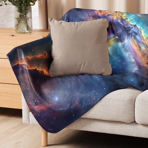 About my Brain Institute Blankets Elephant Trunk Nebula Dreams Fluffy Blanket