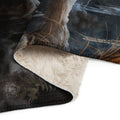 About my Brain Institute Blankets Emperor Penguin Spirit Animal Sherpa Blanket