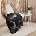 About my Brain Institute Blankets Emperor Penguin Spirit Animal Sherpa Blanket