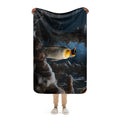 About my Brain Institute Blankets Emperor Penguin Spirit Animal Sherpa Blanket