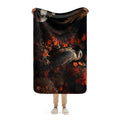 About my Brain Institute Blankets Falcon Spirit Animal Sherpa Blanket