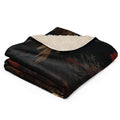 About my Brain Institute Blankets Falcon Spirit Animal Sherpa Blanket