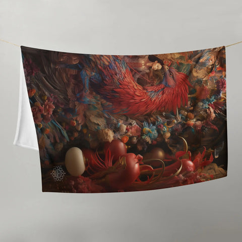 About my Brain Institute Blankets Feng Po Po Goddess Throw Blanket