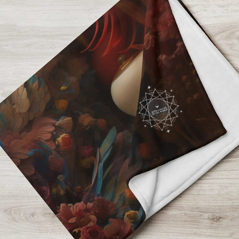 About my Brain Institute Blankets Feng Po Po Goddess Throw Blanket