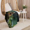 About my Brain Institute Blankets Frog Spirit Animal Sherpa Blanket