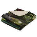 About my Brain Institute Blankets Frog Spirit Animal Sherpa Blanket