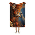 About my Brain Institute Blankets Gazelle Spirit Animal Sherpa Blanket