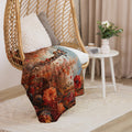 About my Brain Institute Blankets Giraffe Spirit Animal Sherpa Blanket