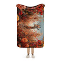 About my Brain Institute Blankets Giraffe Spirit Animal Sherpa Blanket