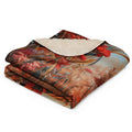 About my Brain Institute Blankets Giraffe Spirit Animal Sherpa Blanket