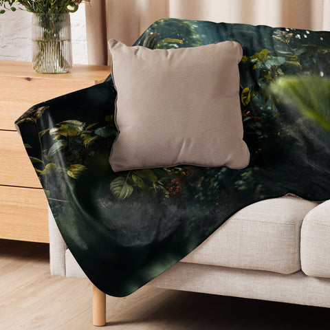 About my Brain Institute Blankets Gorilla Spirit Animal Sherpa Blanket
