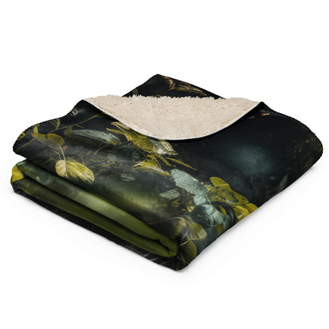 About my Brain Institute Blankets Gorilla Spirit Animal Sherpa Blanket