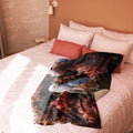 About my Brain Institute Blankets Hawk Spirit Animal Sherpa Blanket