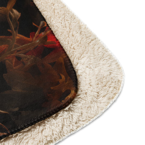 About my Brain Institute Blankets Hedgehog Spirit Animal Sherpa Blanket