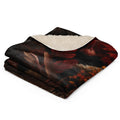 About my Brain Institute Blankets Hedgehog Spirit Animal Sherpa Blanket