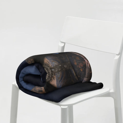 About my Brain Institute Blankets Hine-Nui-Te-Pō Goddess Throw Blanket