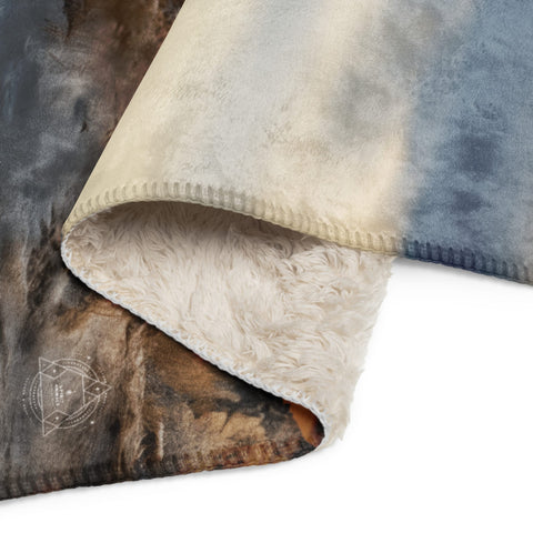 About my Brain Institute Blankets Horse Spirit Animal Sherpa Blanket