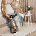 About my Brain Institute Blankets Horse Spirit Animal Sherpa Blanket