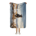 About my Brain Institute Blankets Horse Spirit Animal Sherpa Blanket