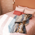 About my Brain Institute Blankets Horse Spirit Animal Sherpa Blanket