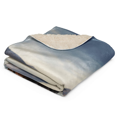 About my Brain Institute Blankets Horse Spirit Animal Sherpa Blanket
