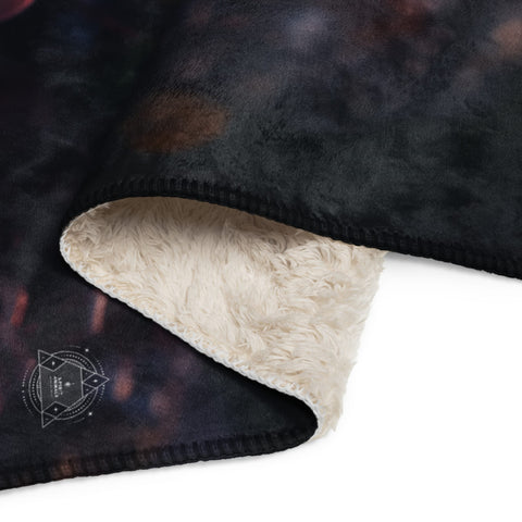 About my Brain Institute Blankets Hummingbird Spirit Animal Sherpa Blanket