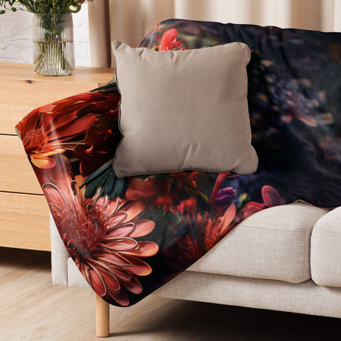 About my Brain Institute Blankets Hummingbird Spirit Animal Sherpa Blanket