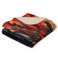 About my Brain Institute Blankets Hummingbird Spirit Animal Sherpa Blanket