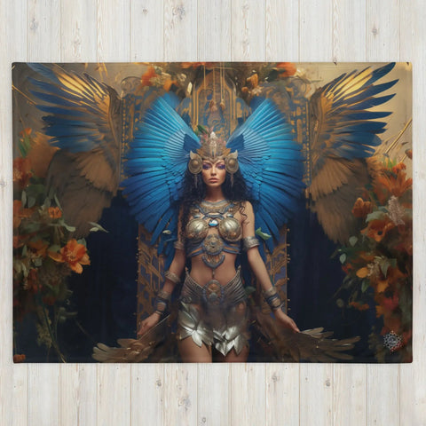 About my Brain Institute Blankets Isis Goddess Throw Blanket