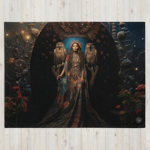 About my Brain Institute Blankets Jaci Goddess Throw Blanket