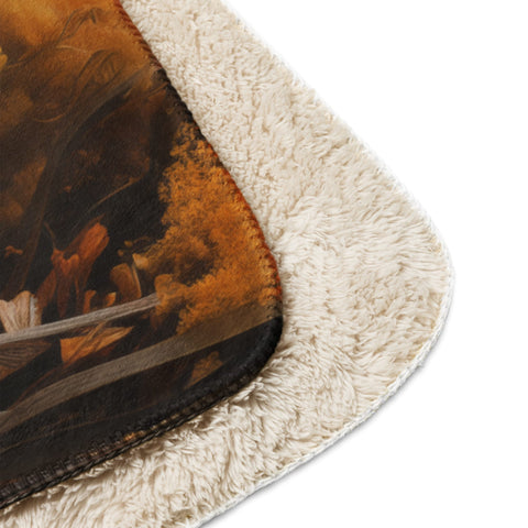 About my Brain Institute Blankets Kangaroo Spirit Animal Sherpa Blanket