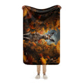 About my Brain Institute Blankets Kangaroo Spirit Animal Sherpa Blanket